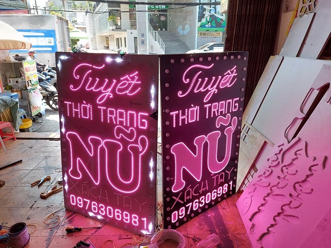 Mẫu bảng hiệu màu hồng dễ thương - Ảnh 10