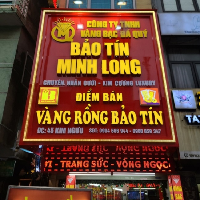 Mẫu bảng hiệu tiệm vàng bạc chuẩn - Ảnh 16
