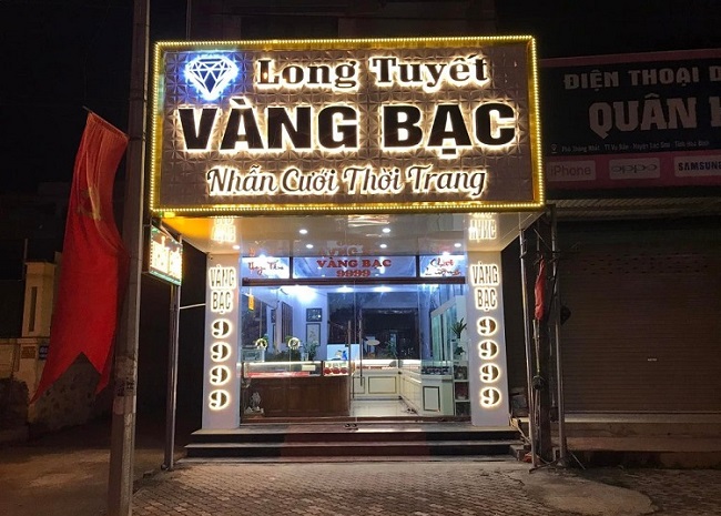 Mẫu bảng hiệu tiệm vàng bạc chuẩn - Ảnh 15