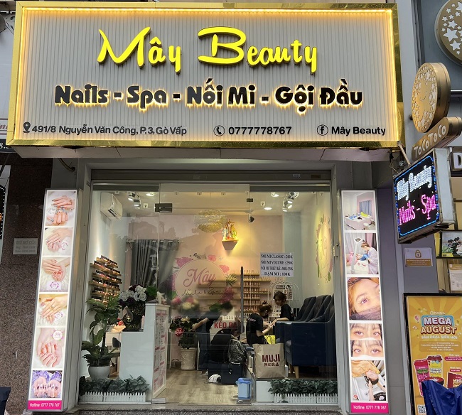 Mẫu bảng hiệu makeup đáng yêu