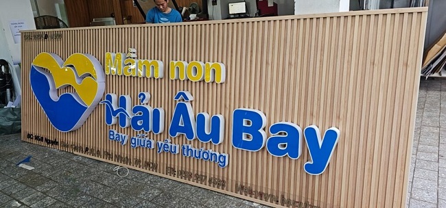 Mẫu bảng hiệu mầm non dễ thương - Ảnh 3