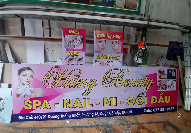 Mẫu bảng hiệu nail mi thiết kế ấn tượng - Ảnh 8
