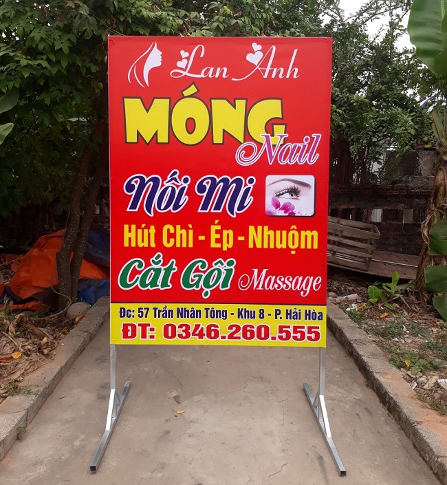 Mẫu bảng hiệu nail mi thiết kế ấn tượng - Ảnh 17