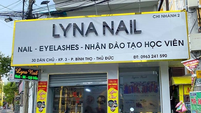 Mẫu bảng hiệu nail mi thiết kế ấn tượng - Ảnh 6