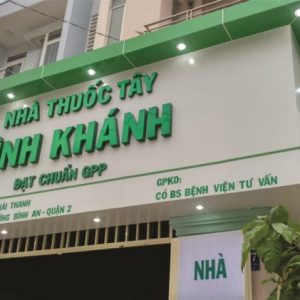 Alternative view of Mẫu bảng hiệu nhà thuốc đạt chuẩn GPP
