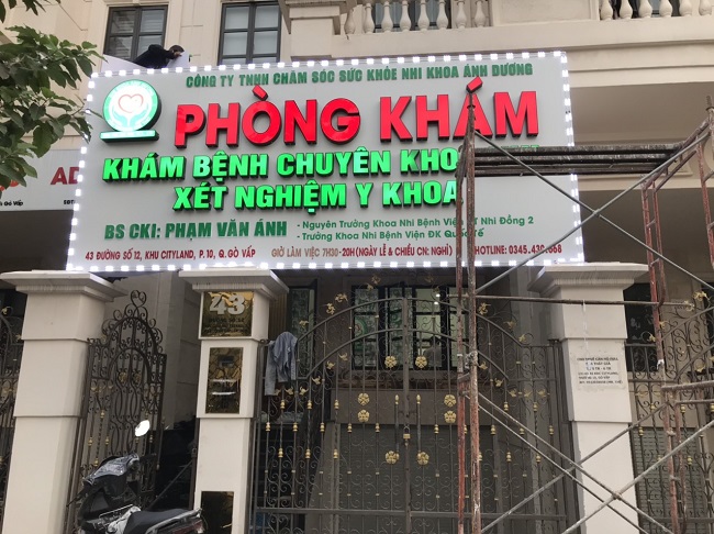 Mẫu bảng hiệu phòng khám ấn tượng - Ảnh 7