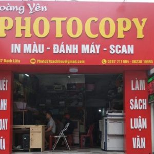 Mẫu bảng hiệu photocopy thu hút khách