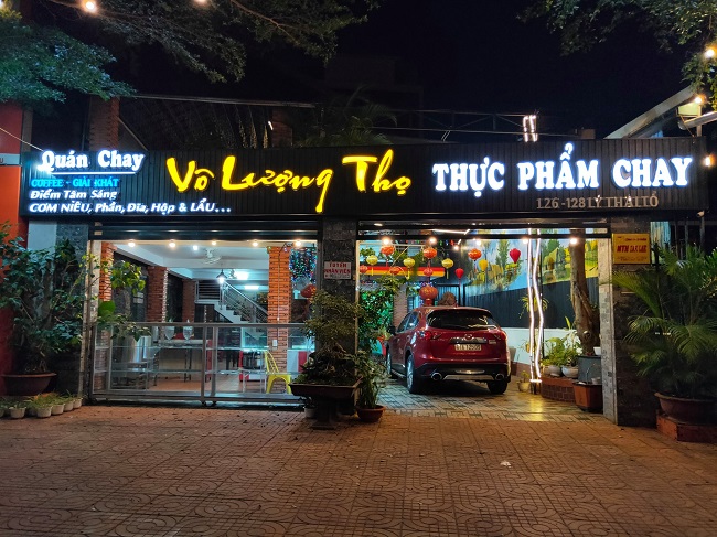 Mẫu bảng hiệu quán chay thanh tịnh - Ảnh 9