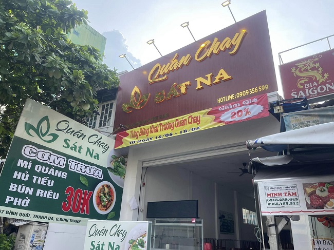 Mẫu bảng hiệu quán chay thanh tịnh - Ảnh 10