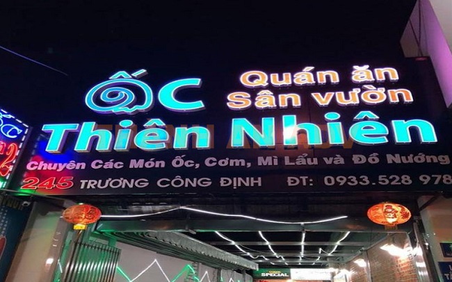 Mẫu bảng hiệu quán ốc cuốn hút - Ảnh 5
