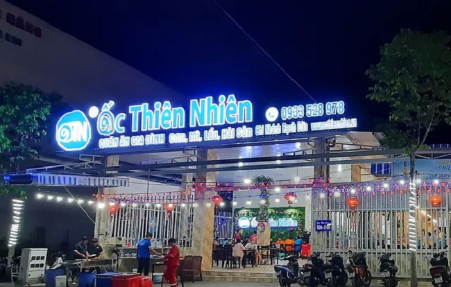 Mẫu bảng hiệu quán ốc cuốn hút - Ảnh 6