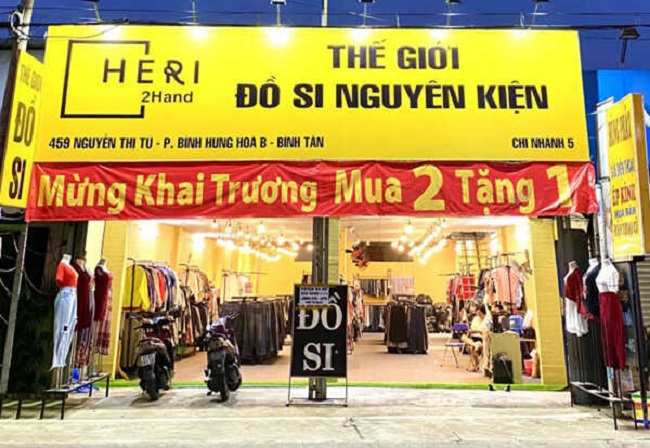 Mẫu bảng hiệu shop đồ si đồ cũ