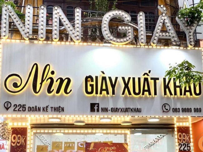 Biển quảng cáo shop giày dép - Ảnh 7