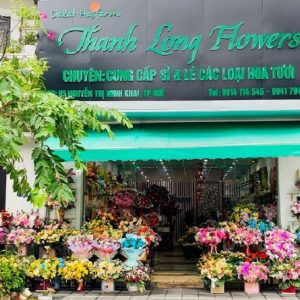 Mẫu bảng hiệu shop hoa tươi tinh tế