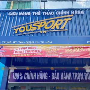 Alternative view of Mẫu bảng hiệu shop thể thao