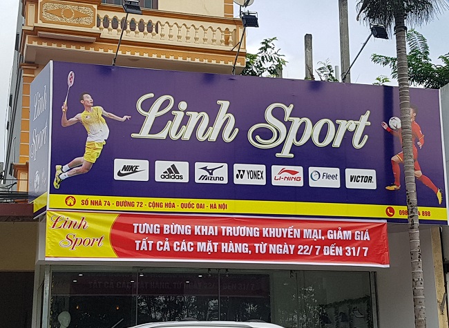 Mẫu bảng hiệu shop thể thao - Ảnh 11
