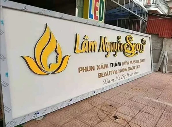 Mẫu bảng hiệu spa thẩm mỹ viện - Ảnh 60