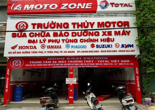 Mẫu bảng hiệu sửa xe máy
