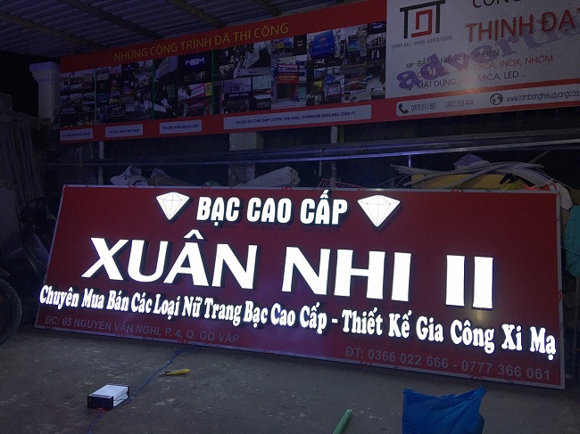 Mẫu bảng hiệu tiệm vàng bạc chuẩn - Ảnh 14
