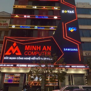 Alternative view of Làm bảng hiệu tòa nhà trọn gói TPHCM