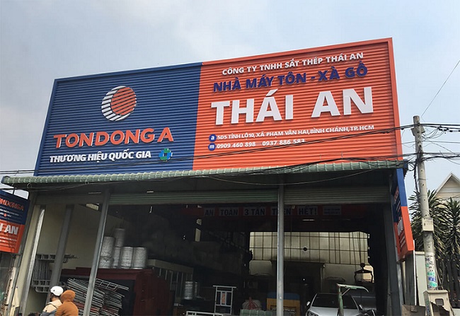 Mẫu bảng hiệu tôn sóng quảng cáo ấn tượng - Ảnh 12