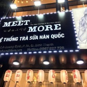 Mẫu bảng hiệu trà sữa đẹp