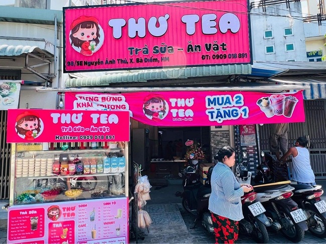 Mẫu bảng hiệu trà sữa đẹp - Ảnh 4
