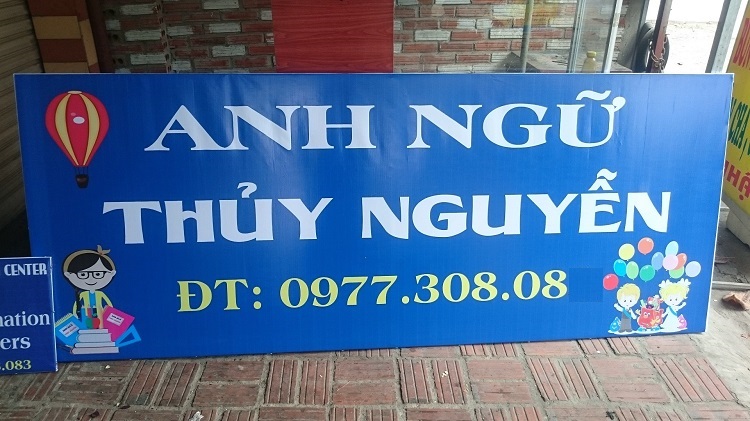 Mẫu biển quảng cáo trung tâm tiếng Anh ngoại ngữ - Ảnh 11