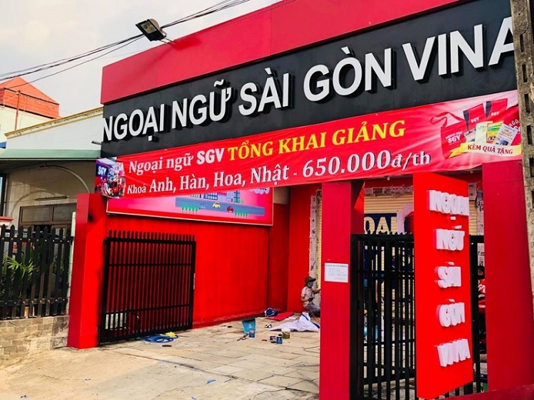 Mẫu biển quảng cáo trung tâm tiếng Anh ngoại ngữ - Ảnh 12