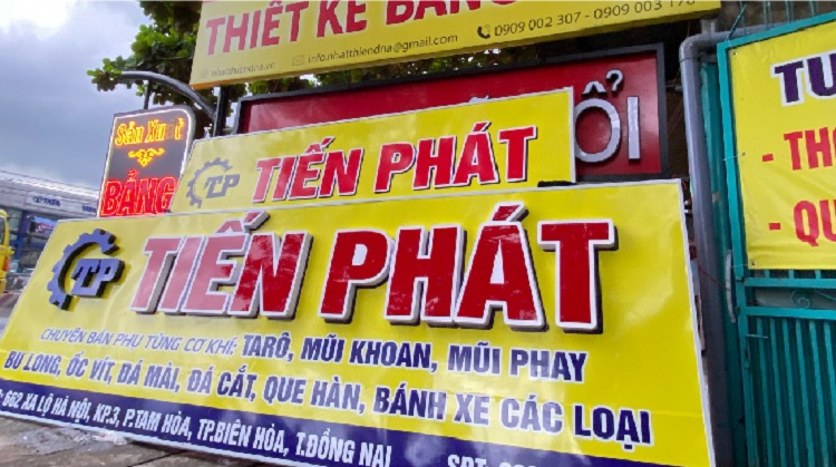 Biển quảng cáo cơ khí hàn xì - Ảnh 2