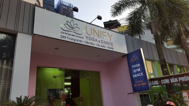 Bảng hiệu yoga gym aerobic - Ảnh 8