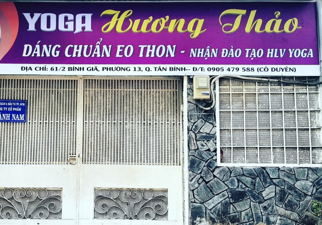 Bảng hiệu yoga gym aerobic - Ảnh 9