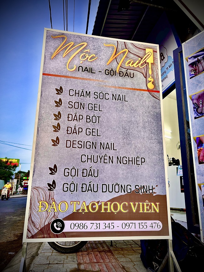 Mẫu bảng hiệu nail mi thiết kế ấn tượng - Ảnh 12
