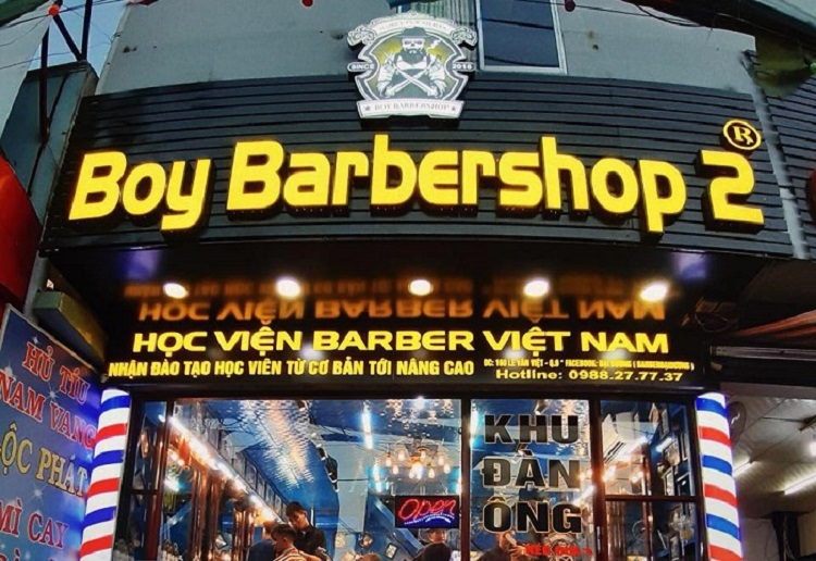 Mẫu bảng hiệu barber shop thiết kế độc đáo - Ảnh 10