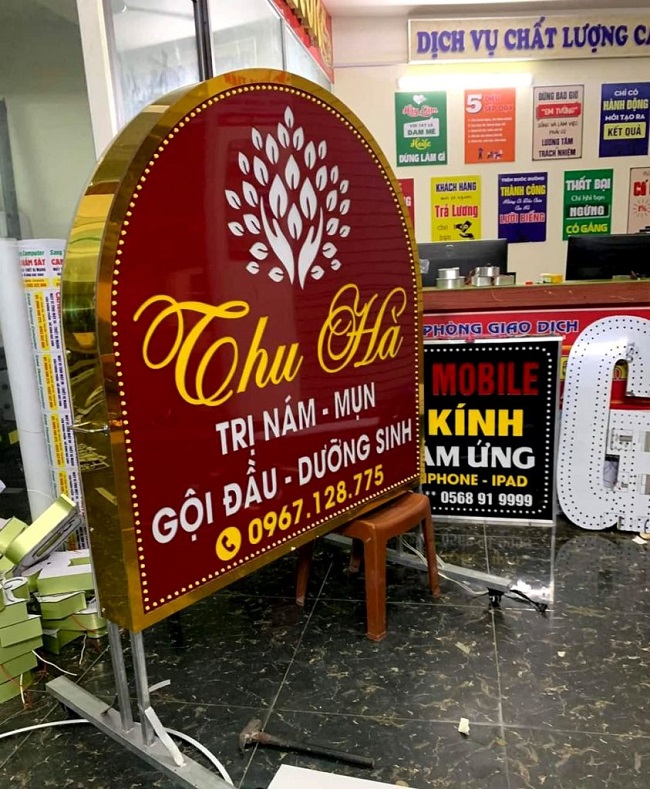 Mẫu bảng hiệu gội đầu dưỡng sinh - Ảnh 3