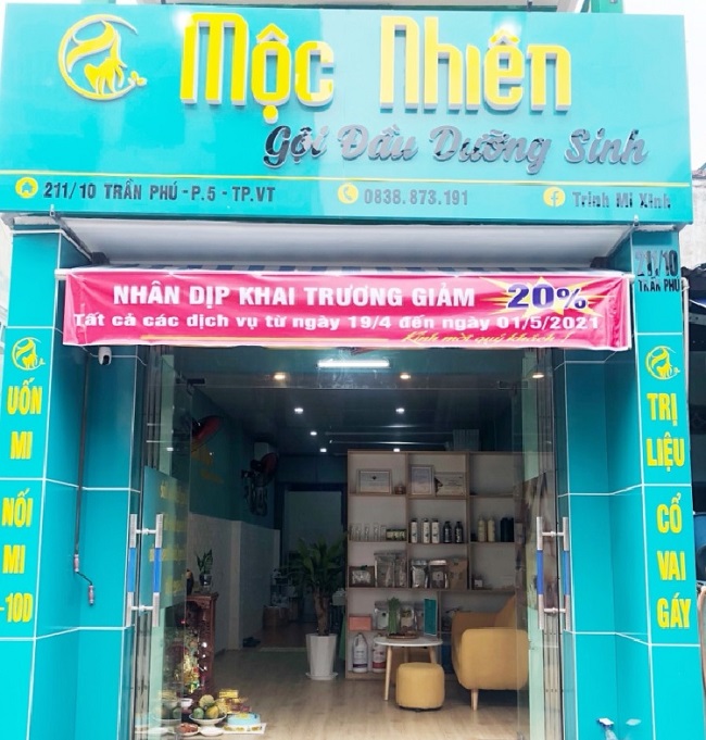Mẫu bảng hiệu gội đầu dưỡng sinh - Ảnh 5
