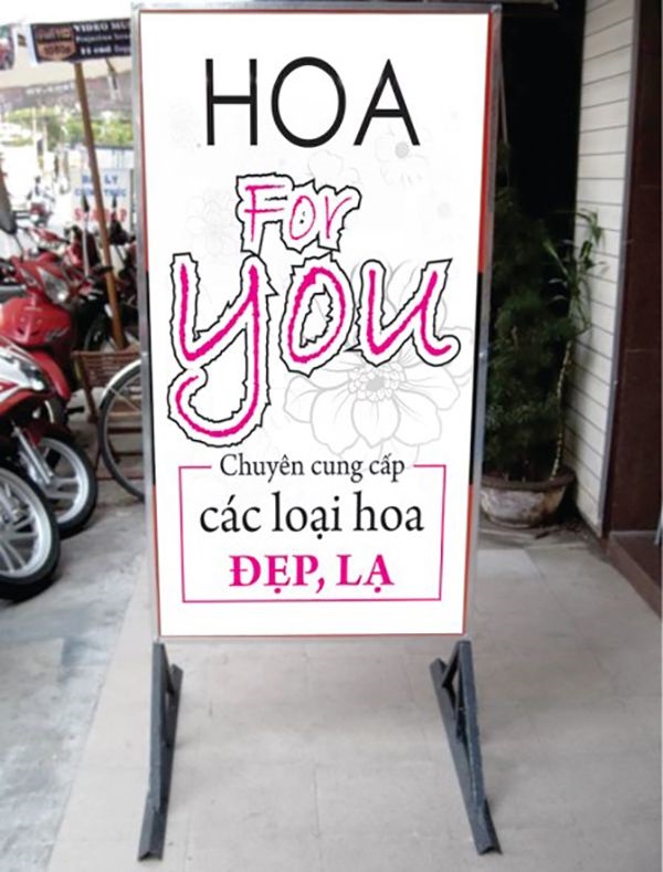 Mẫu bảng hiệu đứng quảng cáo đẹp - Ảnh 11