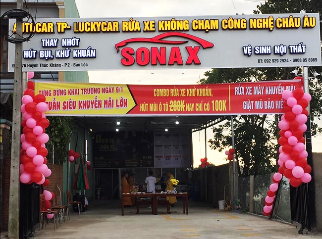 Mẫu bảng hiệu rửa xe chuyên nghiệp - Ảnh 3