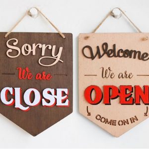 Alternative view of Biển Open Close đóng mở cửa