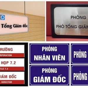 Biển phòng ban, bảng tên phòng