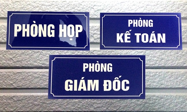 Biển phòng ban, bảng tên phòng - Ảnh 5