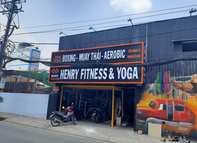 Bảng hiệu yoga gym aerobic - Ảnh 14