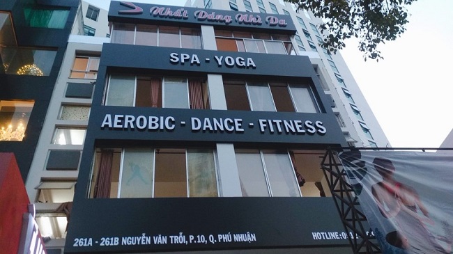 Bảng hiệu yoga gym aerobic - Ảnh 13
