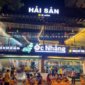 Alternative view of Mẫu bảng hiệu quán ốc cuốn hút