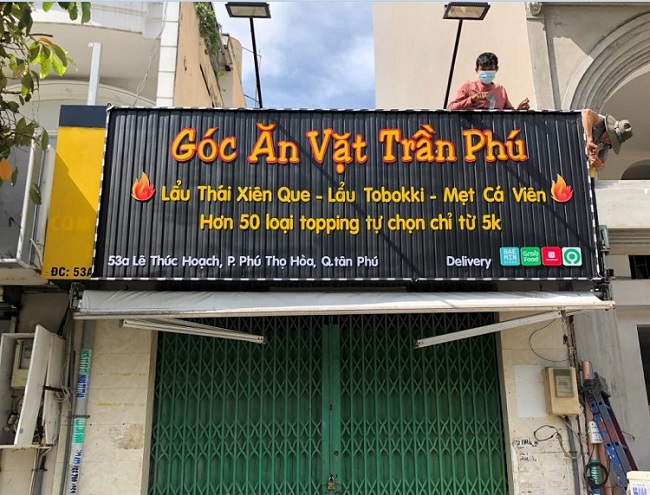 Mẫu biển quảng cáo đồ ăn vặt - Ảnh 6