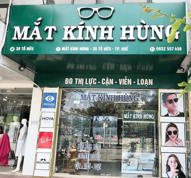 Mẫu bảng hiệu quảng cáo kính mắt thời trang