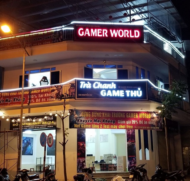 Biển quảng cáo quán net game thủ - Ảnh 6