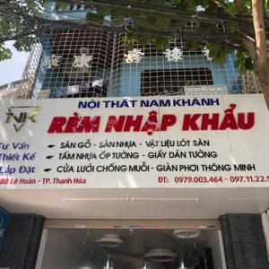 Mẫu biển quảng cáo rèm cửa sang trọng
