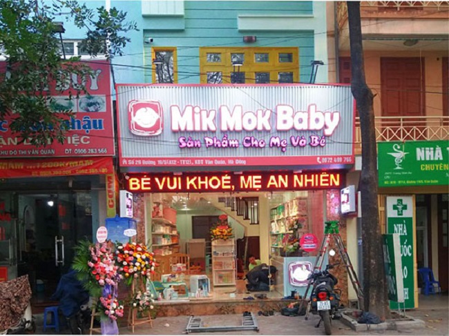 Mẫu bảng hiệu cửa hàng bỉm sữa - Ảnh 9