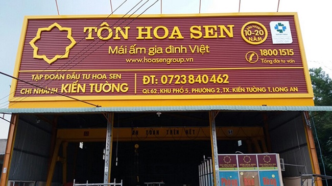 Mẫu bảng hiệu tôn sóng quảng cáo ấn tượng - Ảnh 11